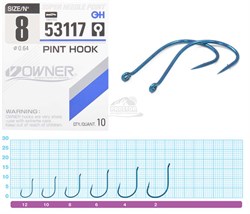 Крючок Owner Pint Hook 53117 №10 - фото 12068