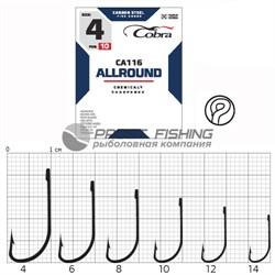 Крючок Cobra CA116 Allround №14 - фото 15709