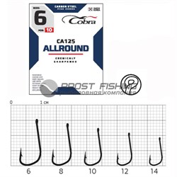 Крючок Cobra CA125 Allround №8 - фото 15718