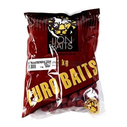 Бойлы тонущие Lion Baits 20мм Клубничный джем 1кг - фото 21428