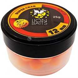 Бойлы Pop-Up LION BAITS Super Crab 12мм 25гр - фото 21576