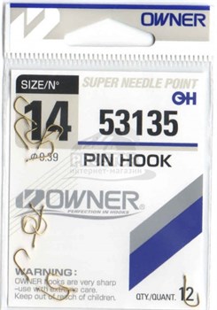 Крючок Owner Pin Hook (Gold) 53135 №14 - фото 9029