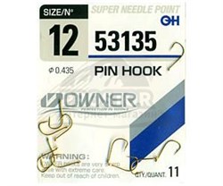 Крючок Owner Pin Hook (Gold) 53135 №12 - фото 9030