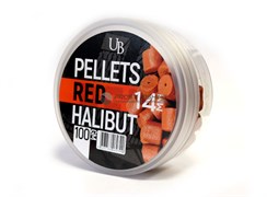 Пеллетс Ultrabaits насадоч.14мм/ 100гр Red Halibut