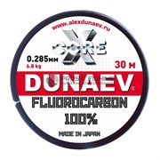 Леска Dunaev Fluorocarbon 100% 30м / 0.285мм / 6,8кг