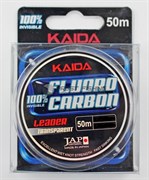 Kaida Fluorocarbon Leader 100% 50м / 0,35мм / 8,1кг.