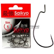 Крючок офсет.Saikyo BS 2315 Wide Range Worm BN №3/0