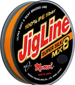 Плетёный шнур Momoi JigLine super silk MX8 0,16/13кг/100м. - фото 10781