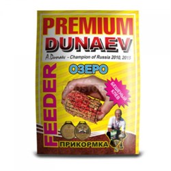Прикормка Dunaev Premium 1кг Feeder Озеро Красная - фото 11304
