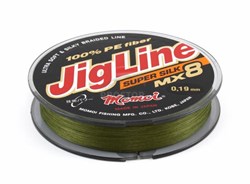 Плетёный шнур Momoi JigLine super silk MX8 0,14/11кг/150м. - фото 13528