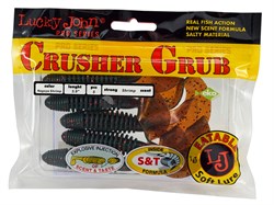 Виброхвосты  LJ Pro Series Grusher Grub 3.9 /9.9см/085/5шт. - фото 19226