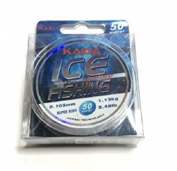 Леска Kaida Ice Fishing 0.105мм / 1.13кг / 50м - фото 21180