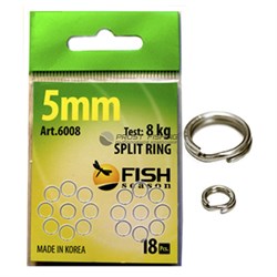 Кольцо заводное 5мм 8кг Fish Season 6008 - фото 21186