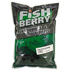 Пеллетс Fishberry зеленый бетаин 2 мм 1 кг - фото 21699