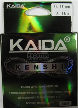 Леска Kaida kenshi 0.10мм 1,16кг 30м - фото 4994