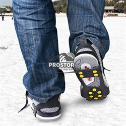 Ледоступы NON SLIP 10 шип.р L(38-42) - фото 8533