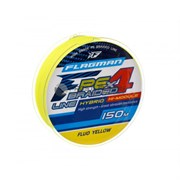 Шнур Flagman PE Hybrid F4 Fluo Yellow 150м / 0.16мм / 9,1кг