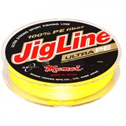 Плетёный шнур Momoi JigLine Ultra PE Желт. 100м / 0,18мм / 14,0кг