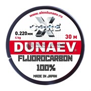 Леска Dunaev Fluorocarbon 100% 30м / 0.220мм / 4,0кг
