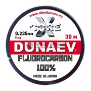 Леска Dunaev Fluorocarbon 100% 30м / 0.235мм / 5,0кг
