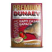 Прикормка Dunaev Premium 1кг Карп Карась Клубника